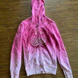 Pink ombre hoodie